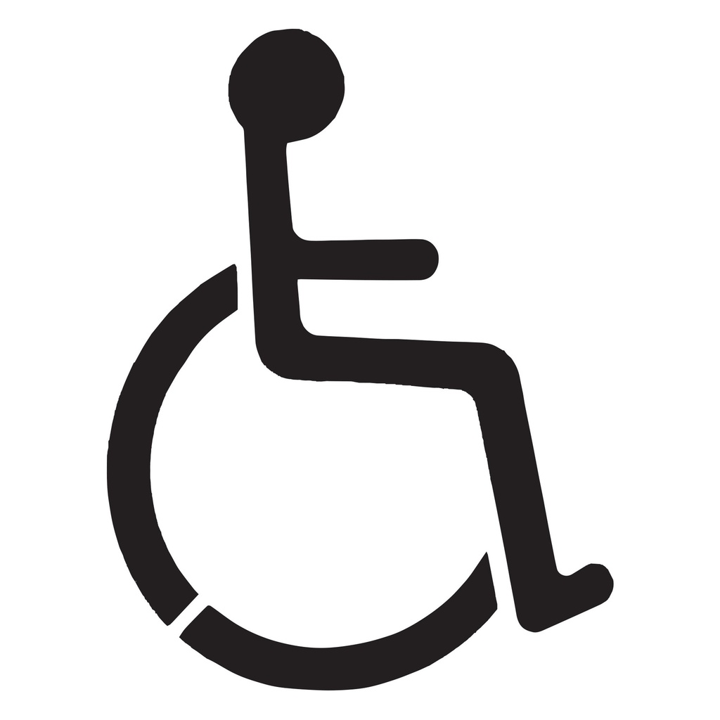 [MFA20028] HANDICAPPED PRKG LOT STENCIL