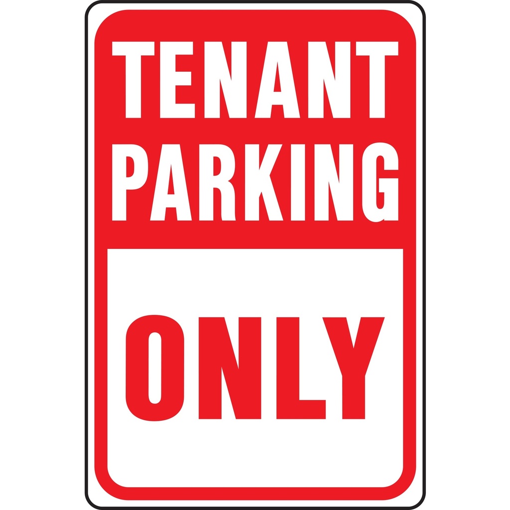 [MFA20053] TENANT PARKING ONLY