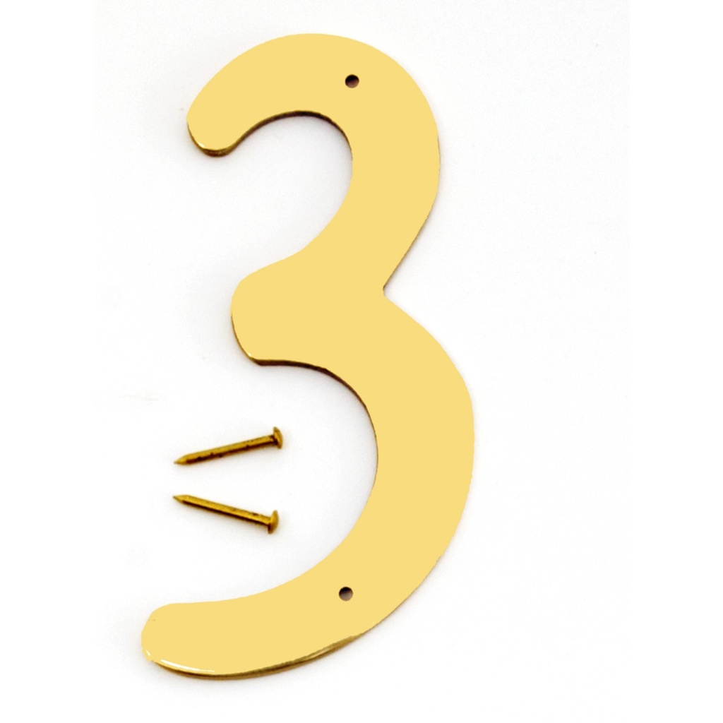 4IN DECORATIVE BRASS NBR 3