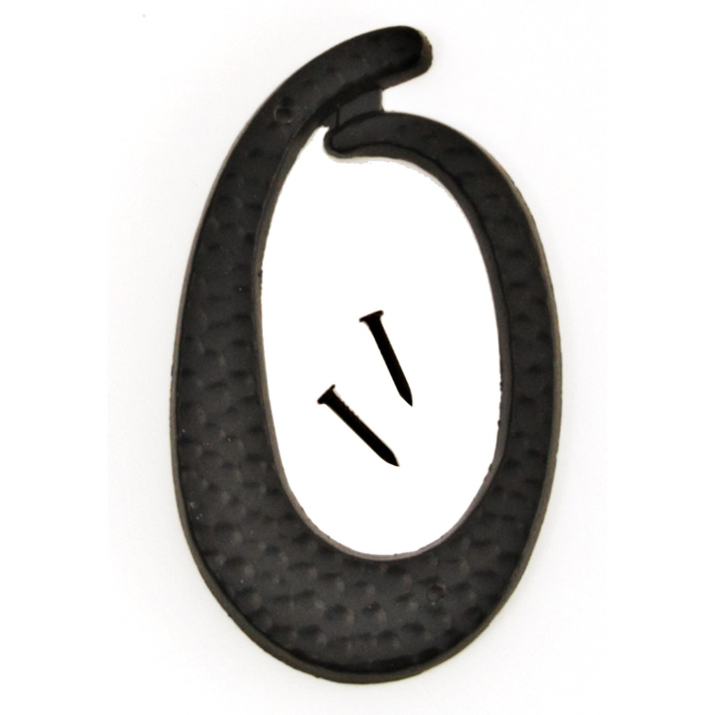 3IN BLACK ALUMINUM NBR 0
