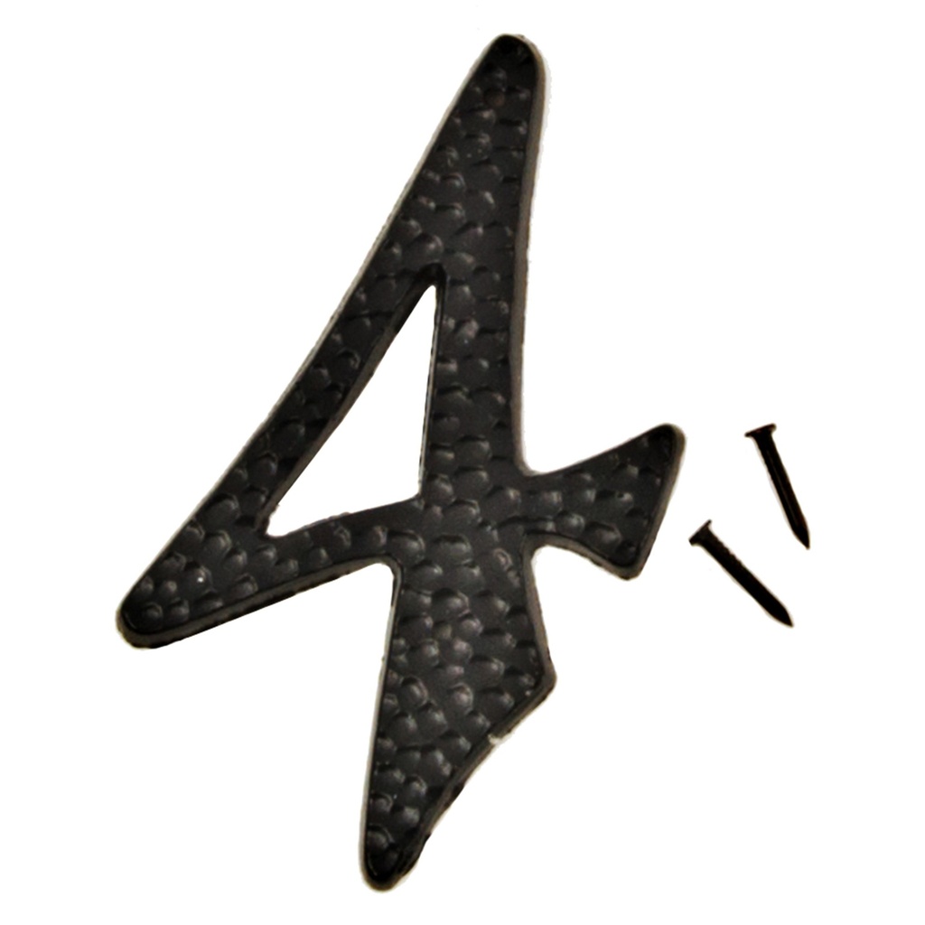 [MFA20104] 3IN BLACK ALUMINUM NBR 4
