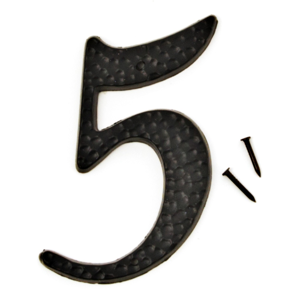 3IN BLACK ALUMINUM NBR 5