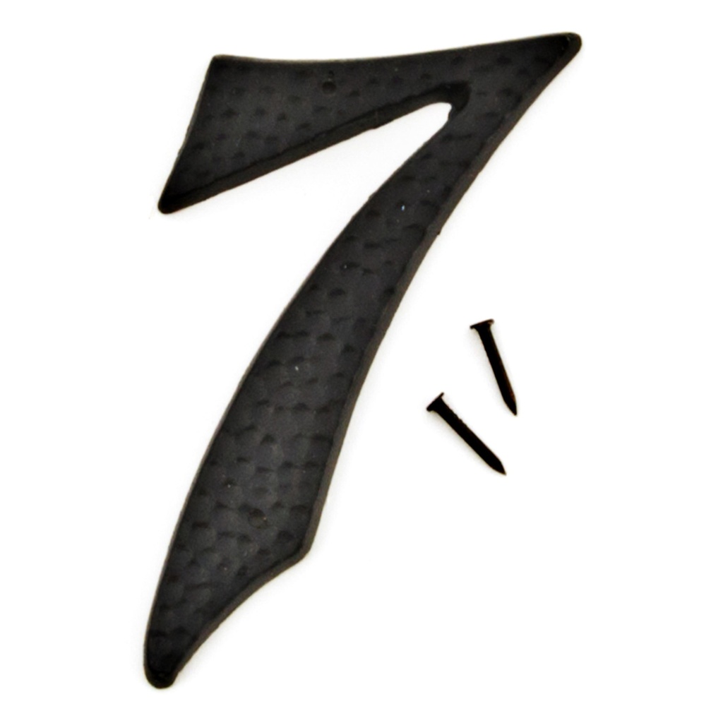 3IN BLACK ALUMINUM NBR 7