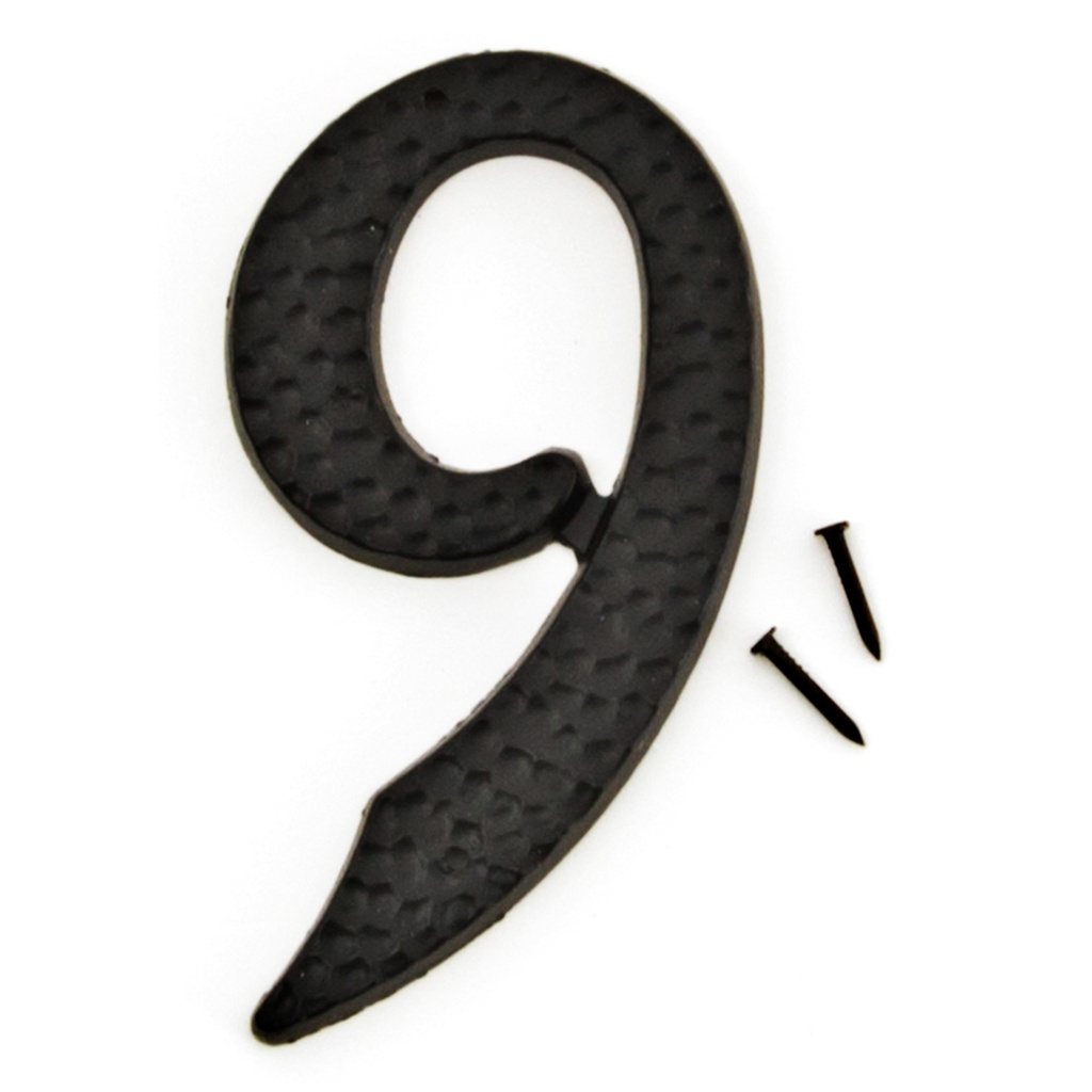 [MFA20109] 3IN BLACK ALUMINUM NBR 9
