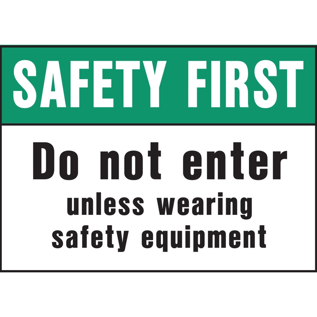 [MFA20381] SAFETY FIRST DO NOT ENTER