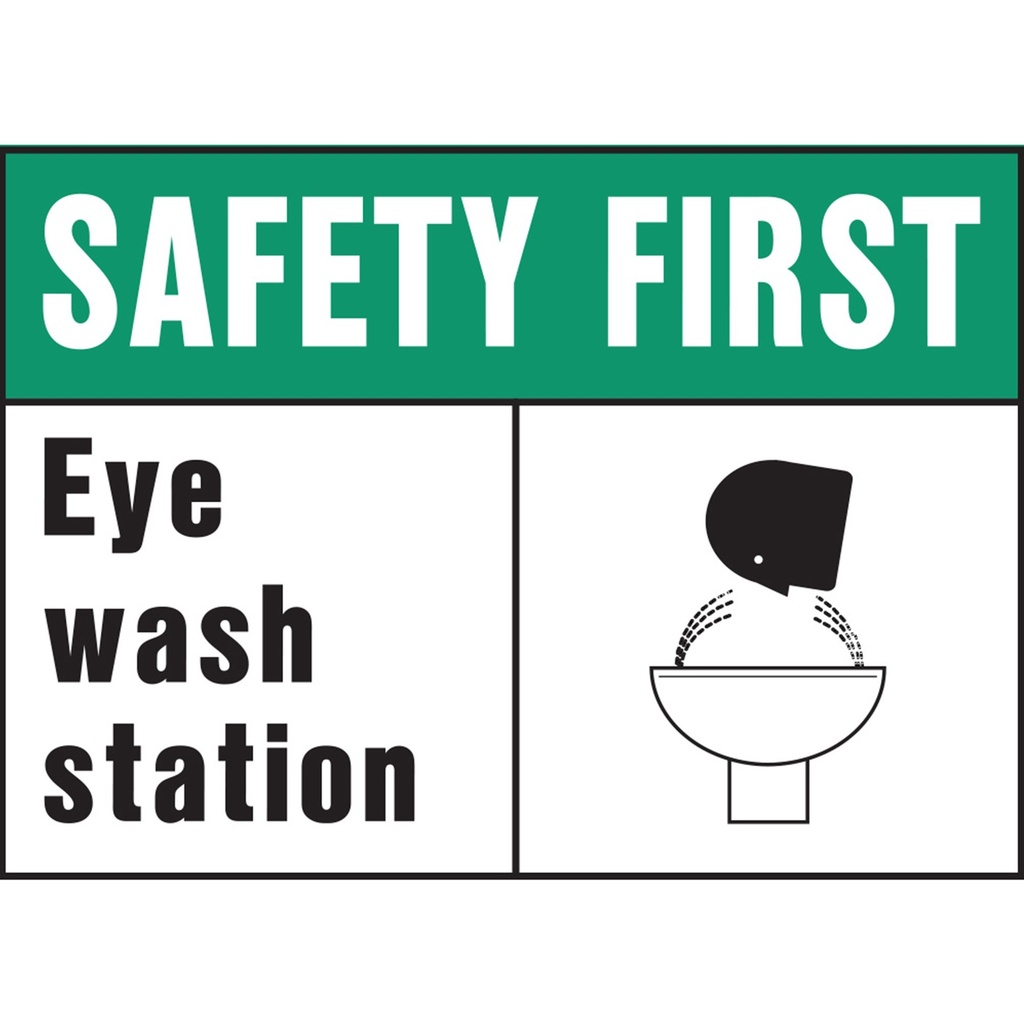 SAFETY FIRST EYE WASH STATION