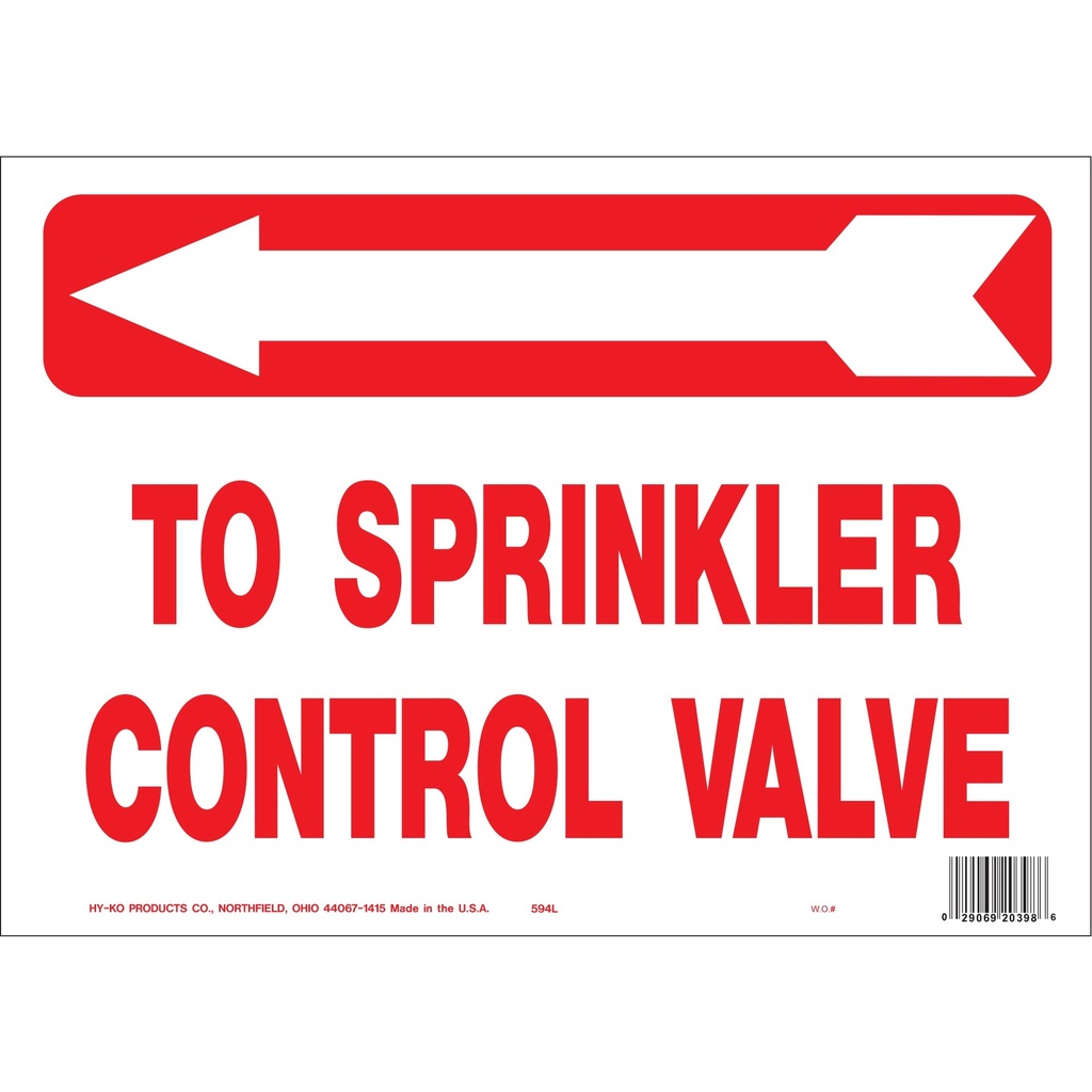 [MFA20398] TO SPRINKLER VALVE-LFT ARRW