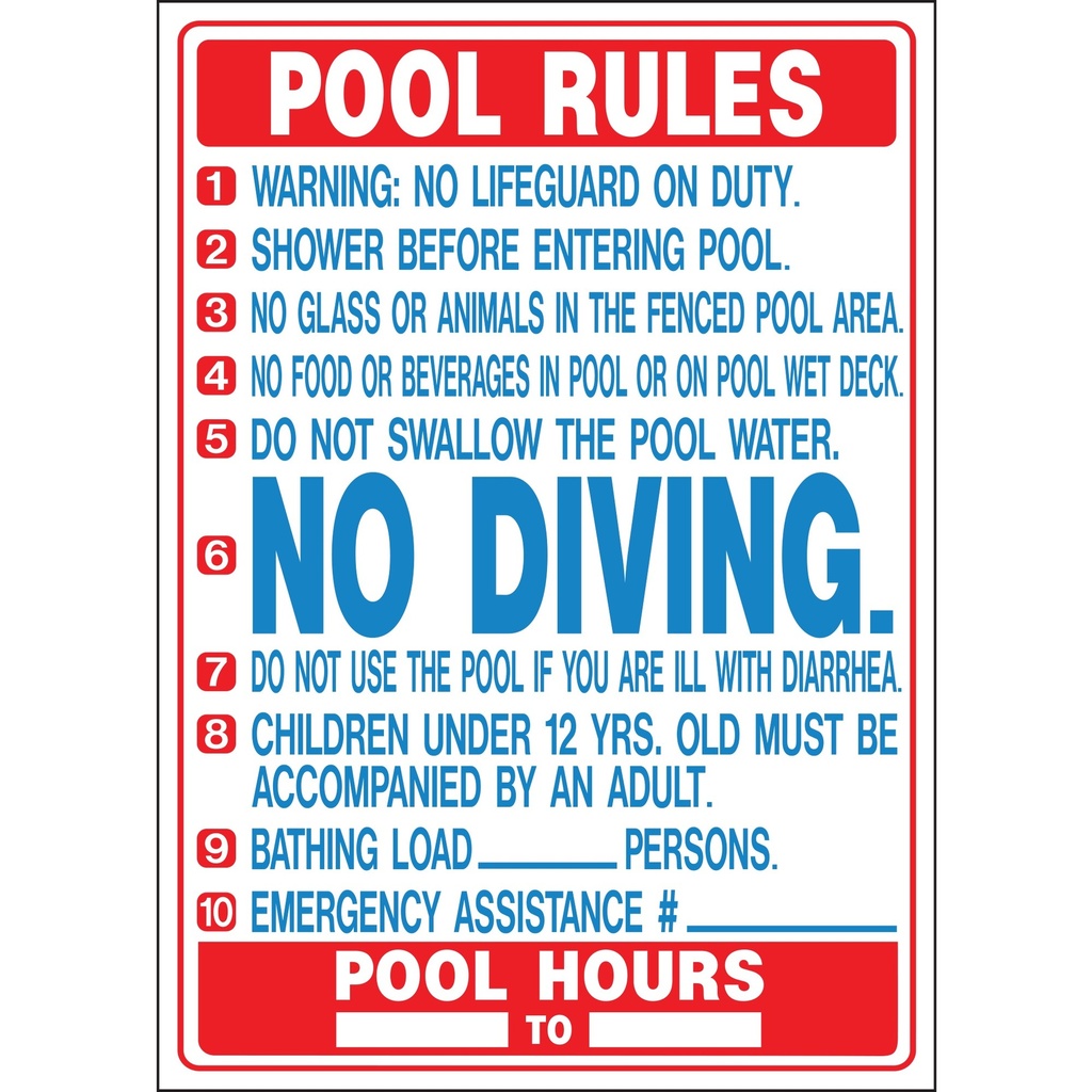 [MFA20412] POOL RULES (FLORIDA)