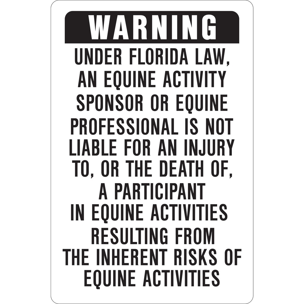 [MFA20529] WARNING (EQUINE ACTIVITY/FL)