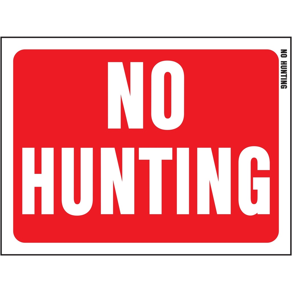 NO HUNTING