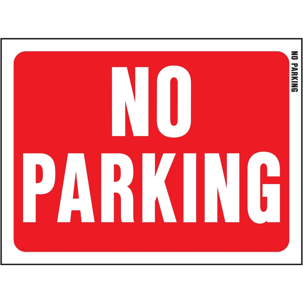 NO PARKING