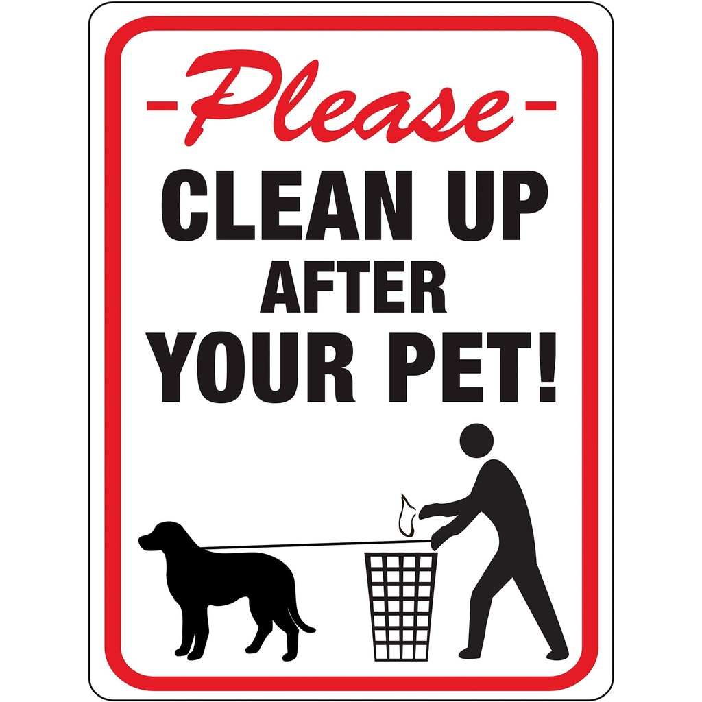 [MFA20617] CLEAN UP AFTER YOUR PET