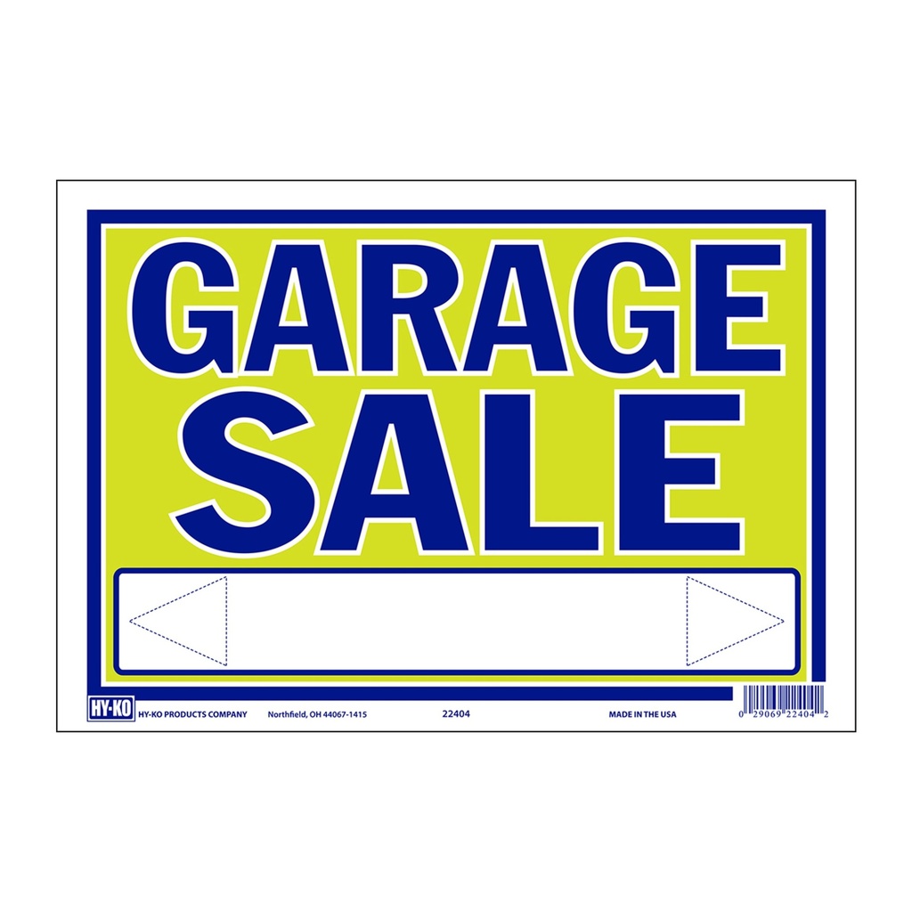 [MFA22404] 9x13 NEON GARAGE SALE