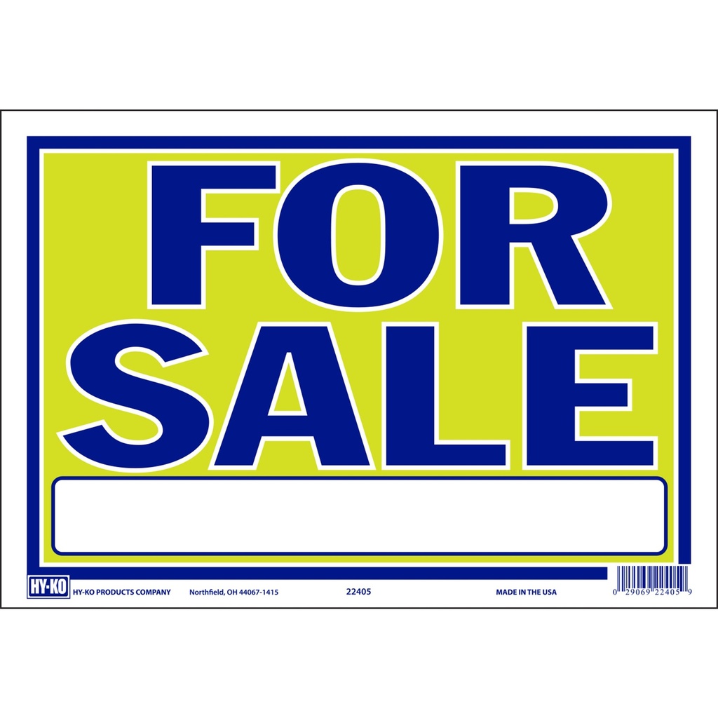 9x13 NEON FOR SALE SIGN