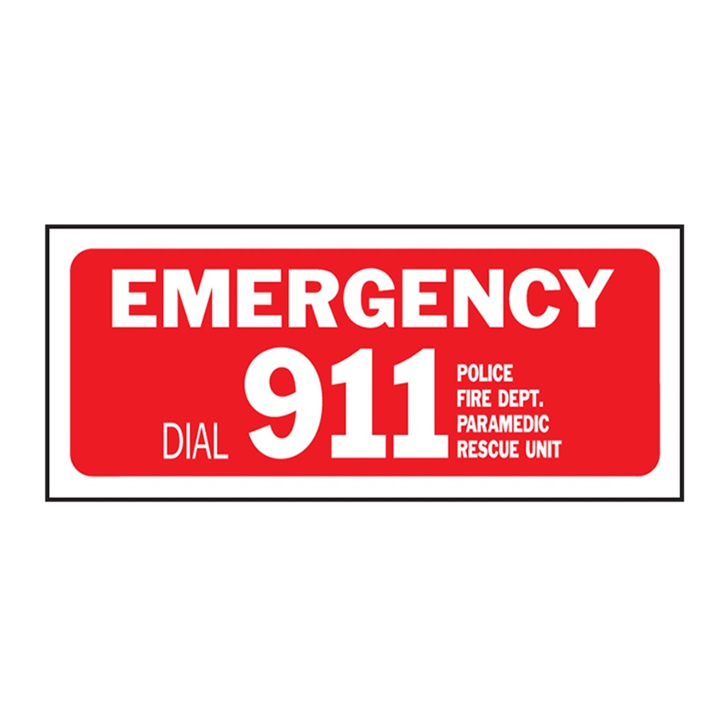 EMERGENCY DIAL 911