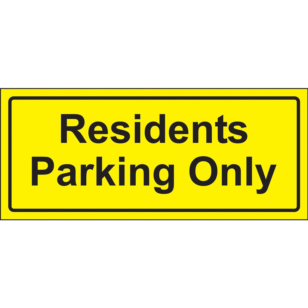 RESIDENTS PARKING ONLY