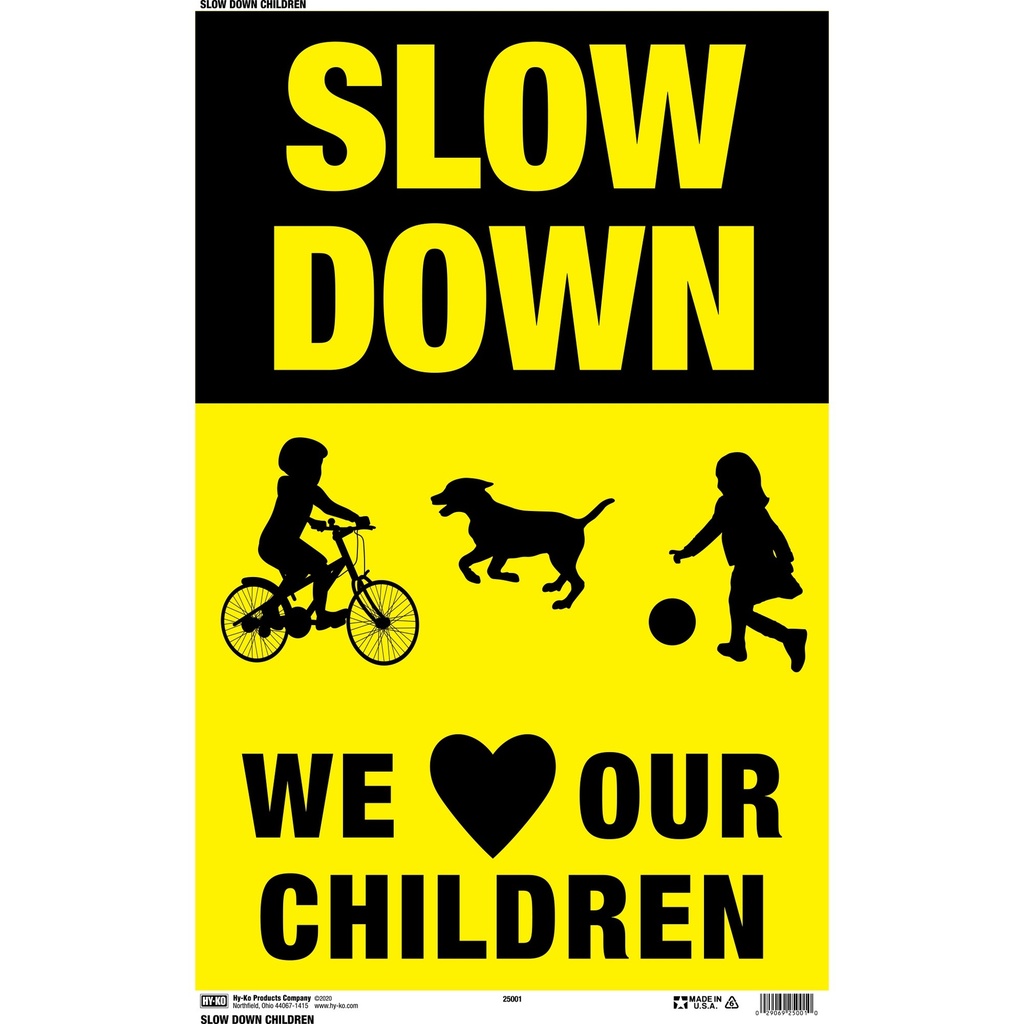 [MFA25001] SLOW WE LOVE OUR CHILDREN Y/B