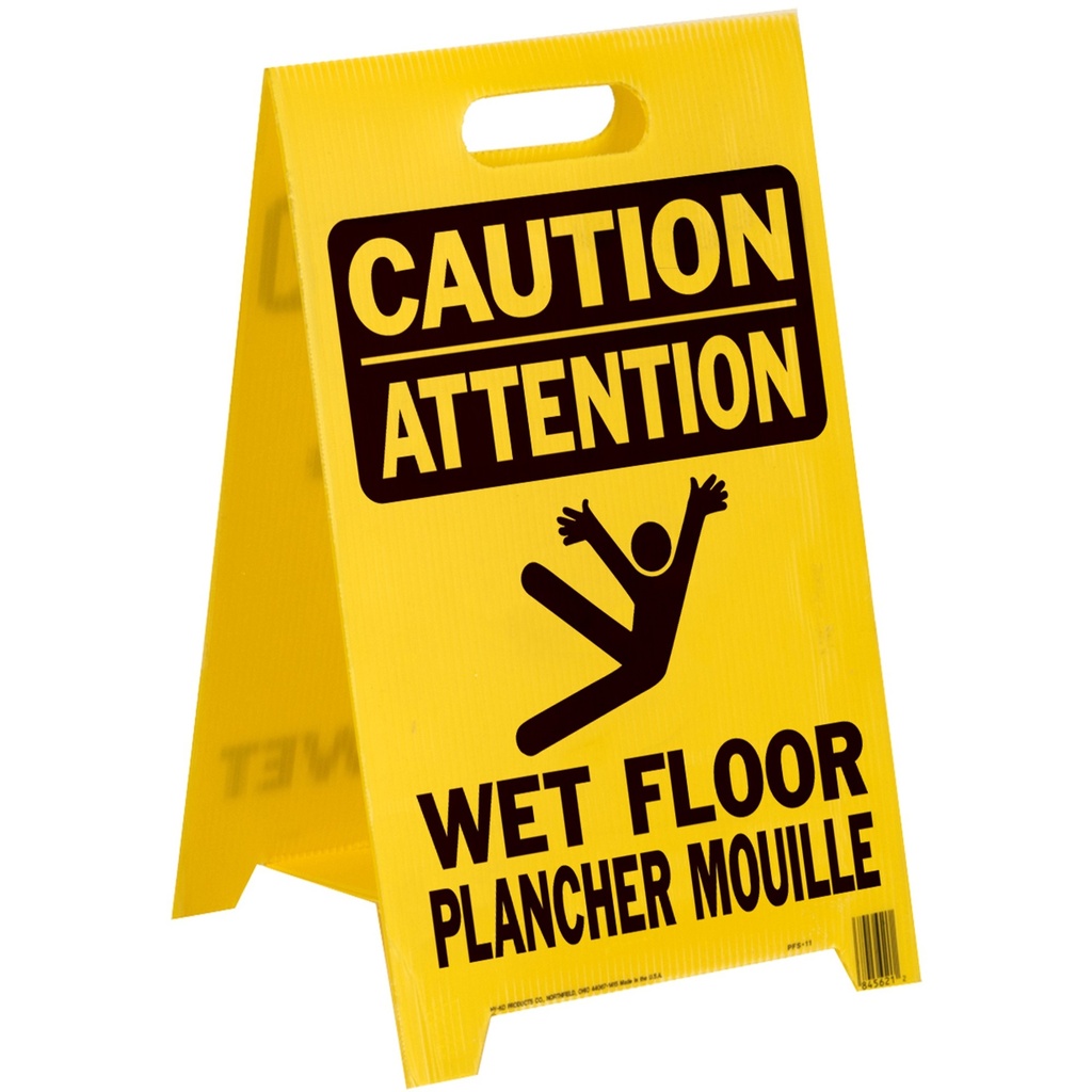 CAUTION WET FLOOR BILING (FR)
