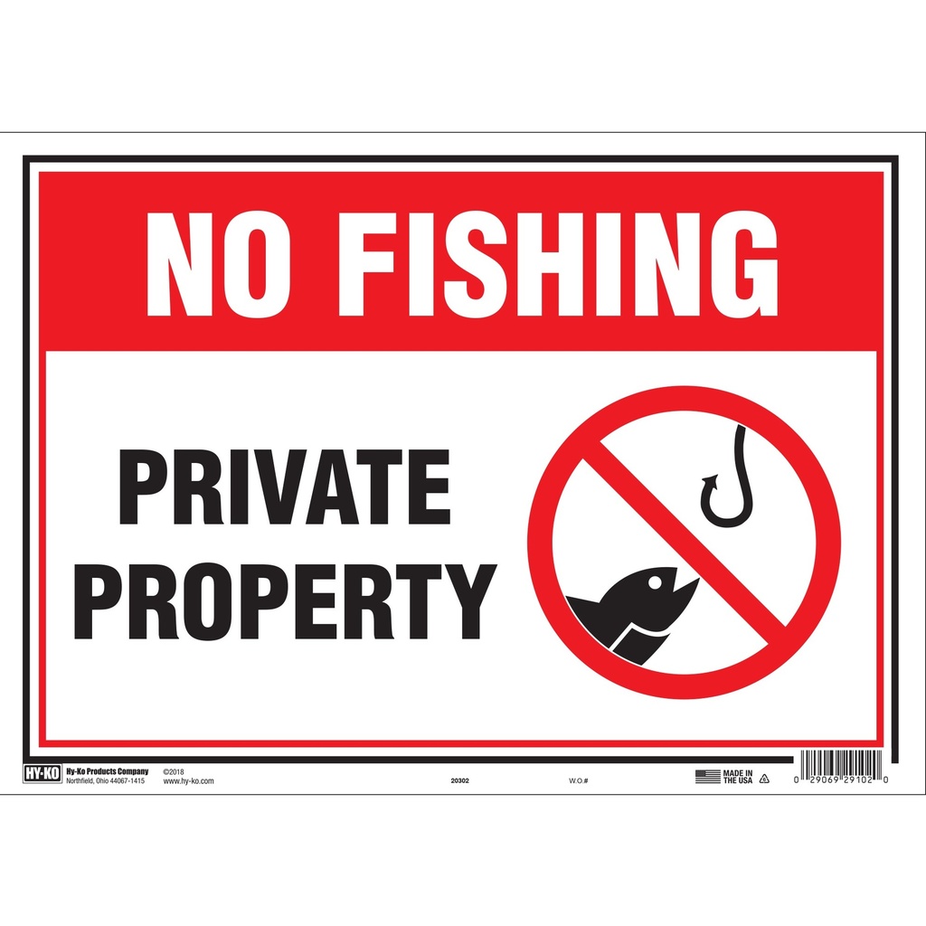 NO FISHING
