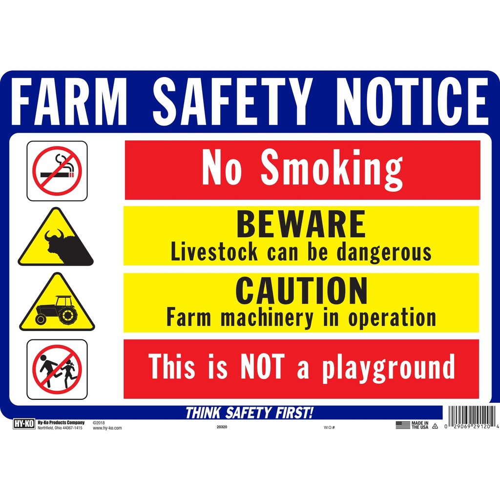 FARM SAFETY NOTICE