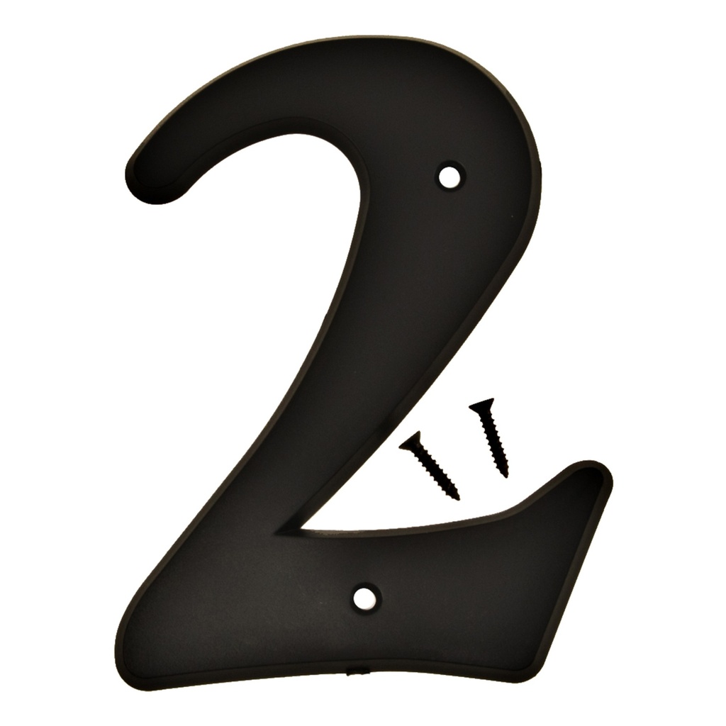 6IN BLACK PLASTIC NBR 2