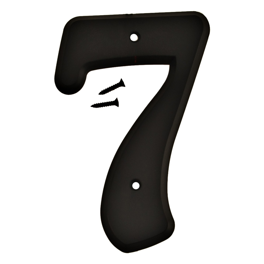 [MFA30207] 6IN BLACK PLASTIC NBR 7