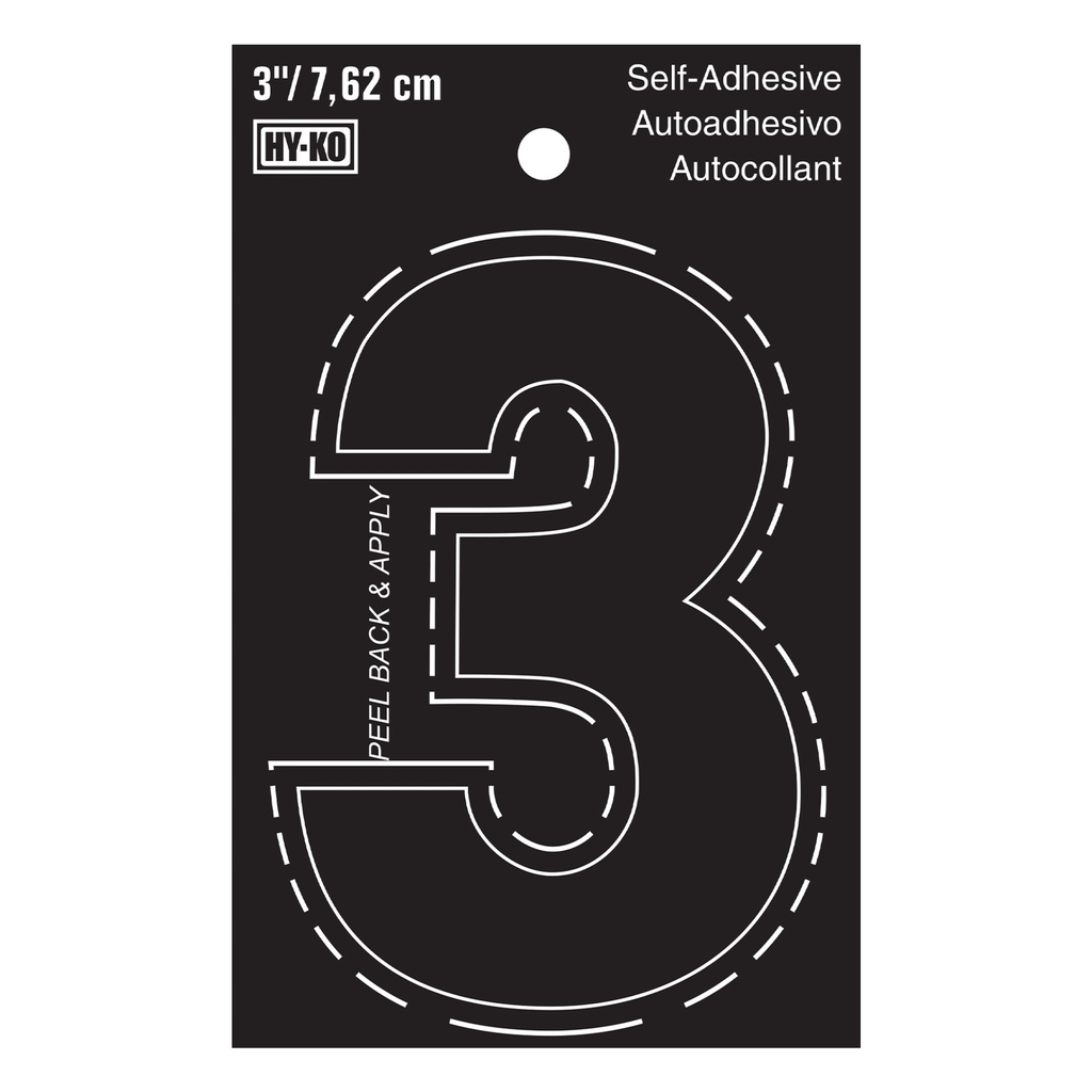 [MFA30403] 3IN BLACK VINYL NBR 3