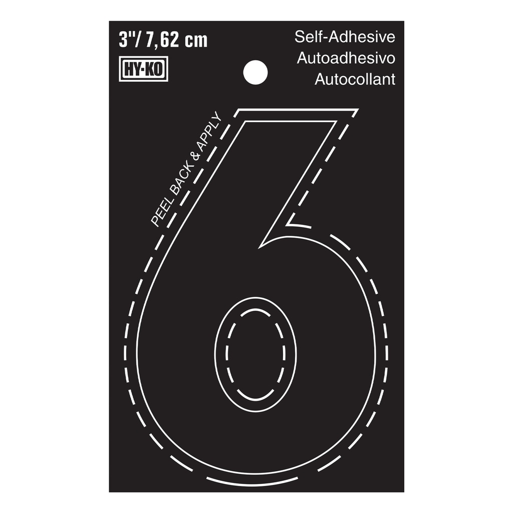 [MFA30406] 3IN BLACK VINYL NBR 6