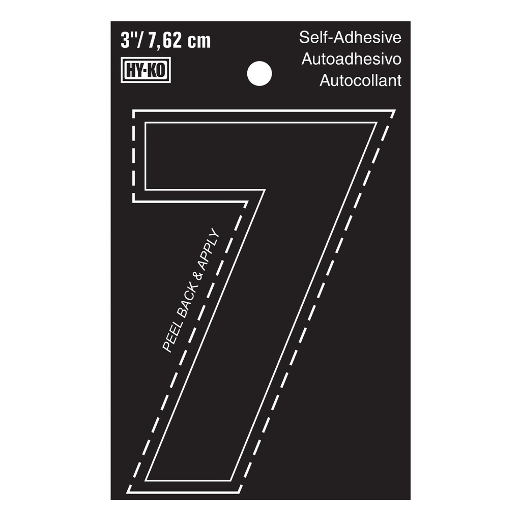 [MFA30407] 3IN BLACK VINYL NBR 7