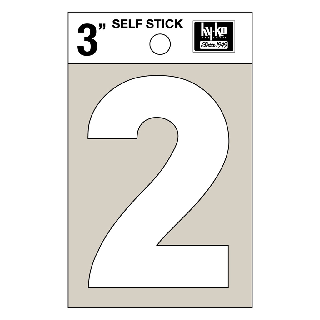 [MFA30502] 3IN WHITE VINYL NBR 2