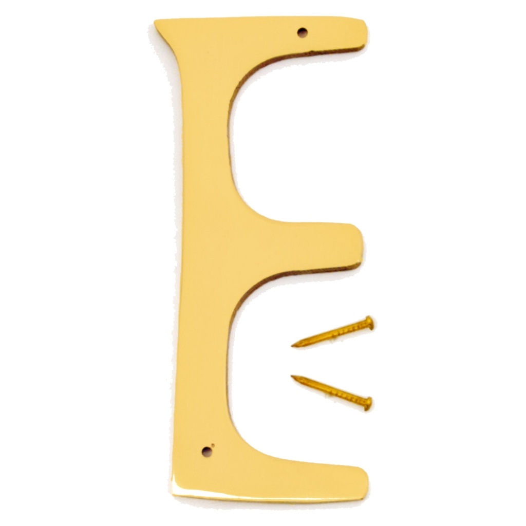 [MFA30855] 4IN DECORATIVE BRASS LTR E