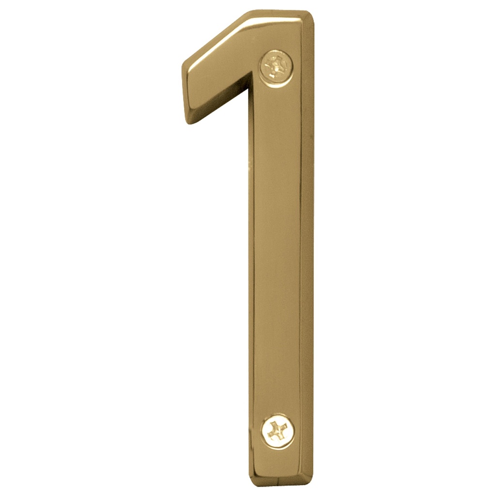 4IN POLISHED BRASS NBR 1