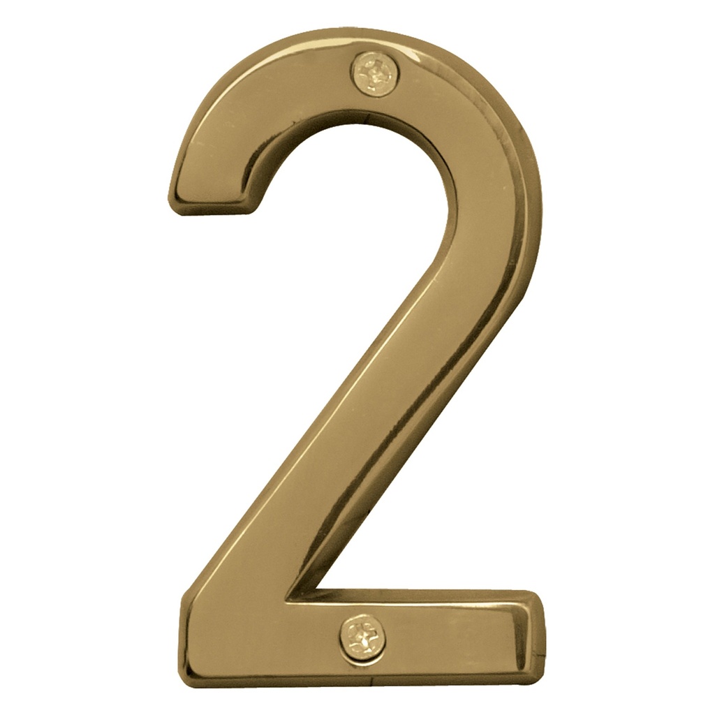 4IN POLISHED BRASS NBR 2