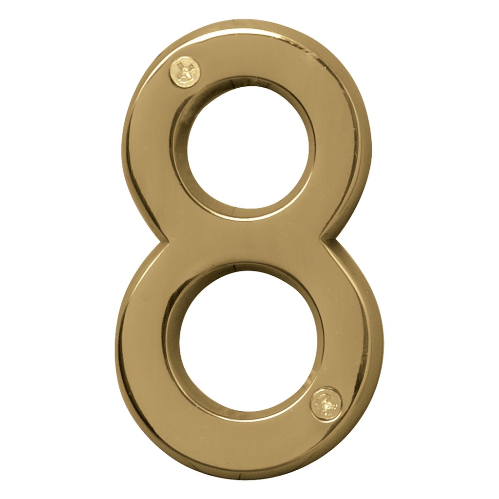 [MFA30908] 4IN POLISHED BRASS NBR 8