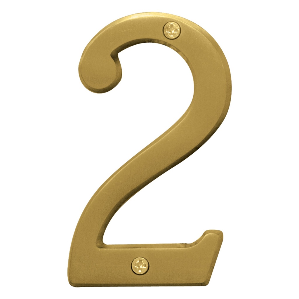 4IN BRUSHED BRASS NBR 2