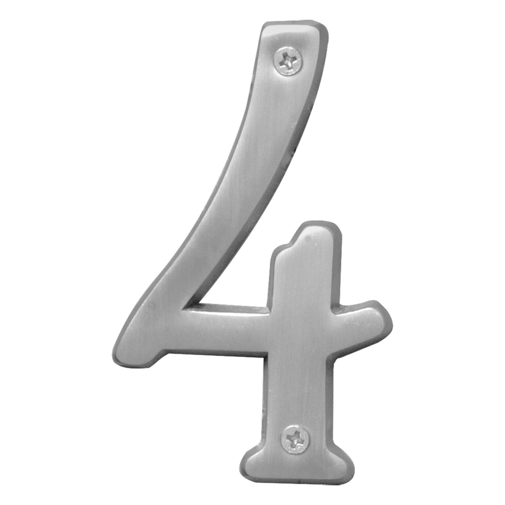 4IN SATIN NICKEL NBR 4