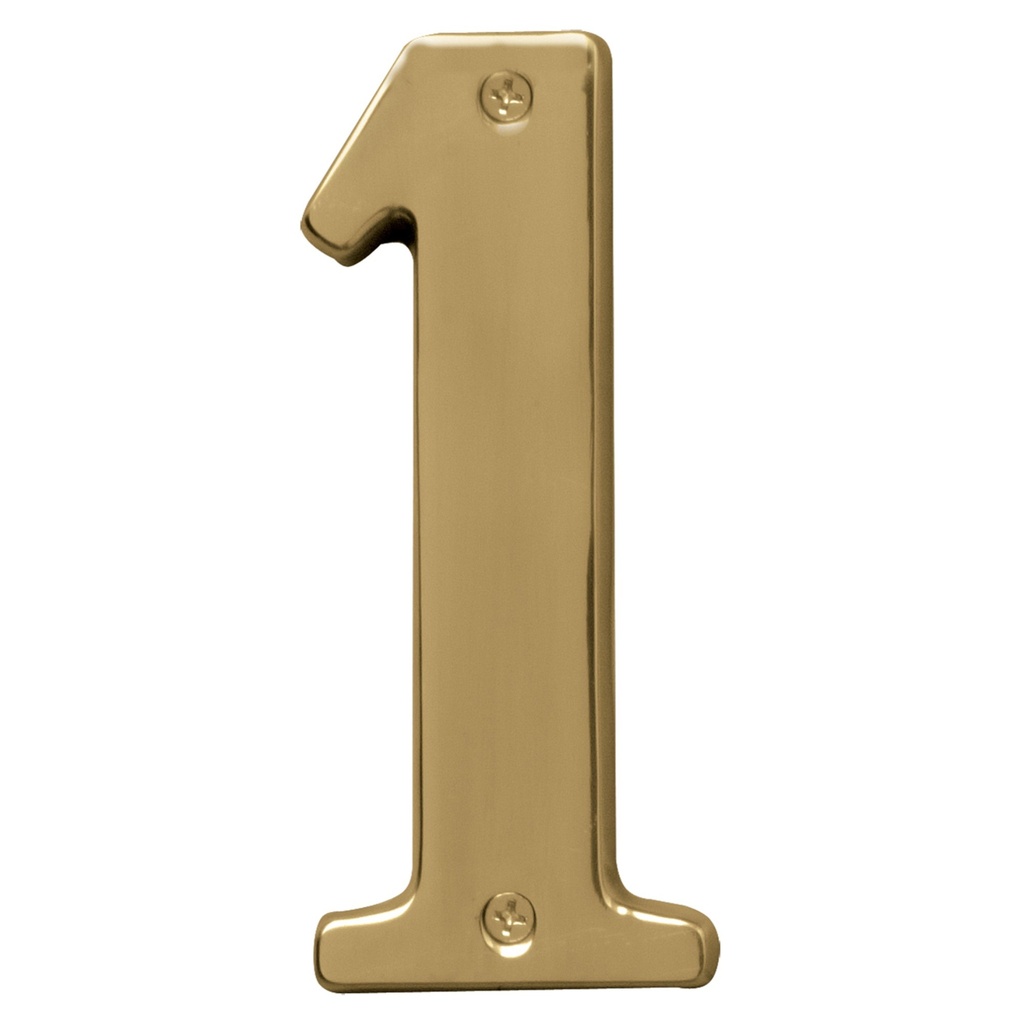 5IN POLISHED BRASS NBR 1
