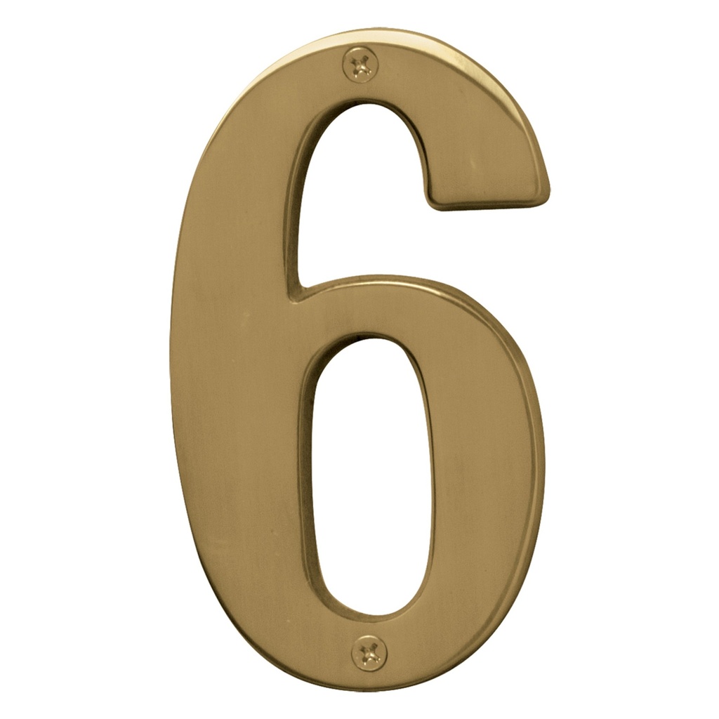 5IN POLISHED BRASS NBR 6