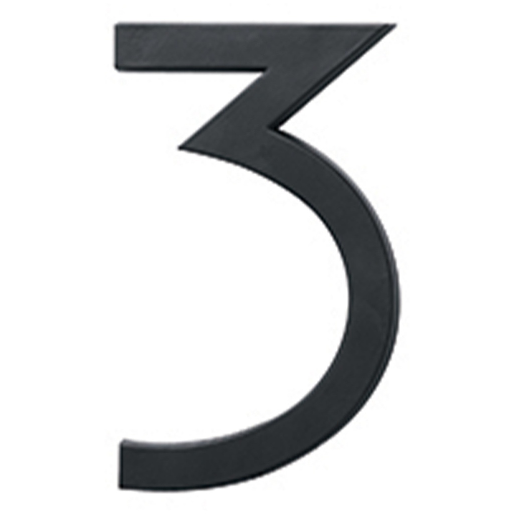 6IN BLACK FLOATING MOUNT NBR 3