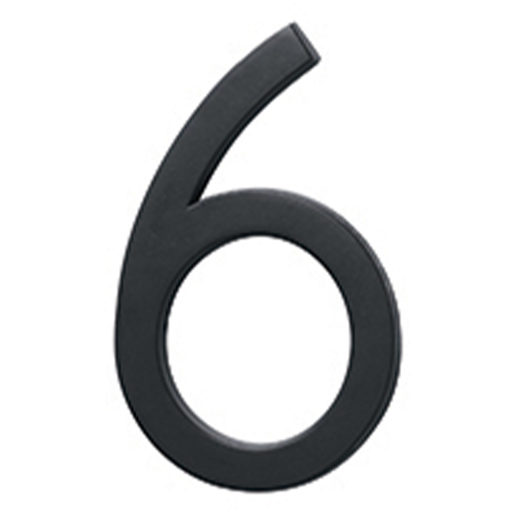 6IN BLACK FLOATING MOUNT NBR 6