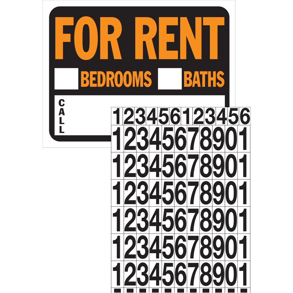 [MFA60002] FOR RENT STATIC CLING KIT