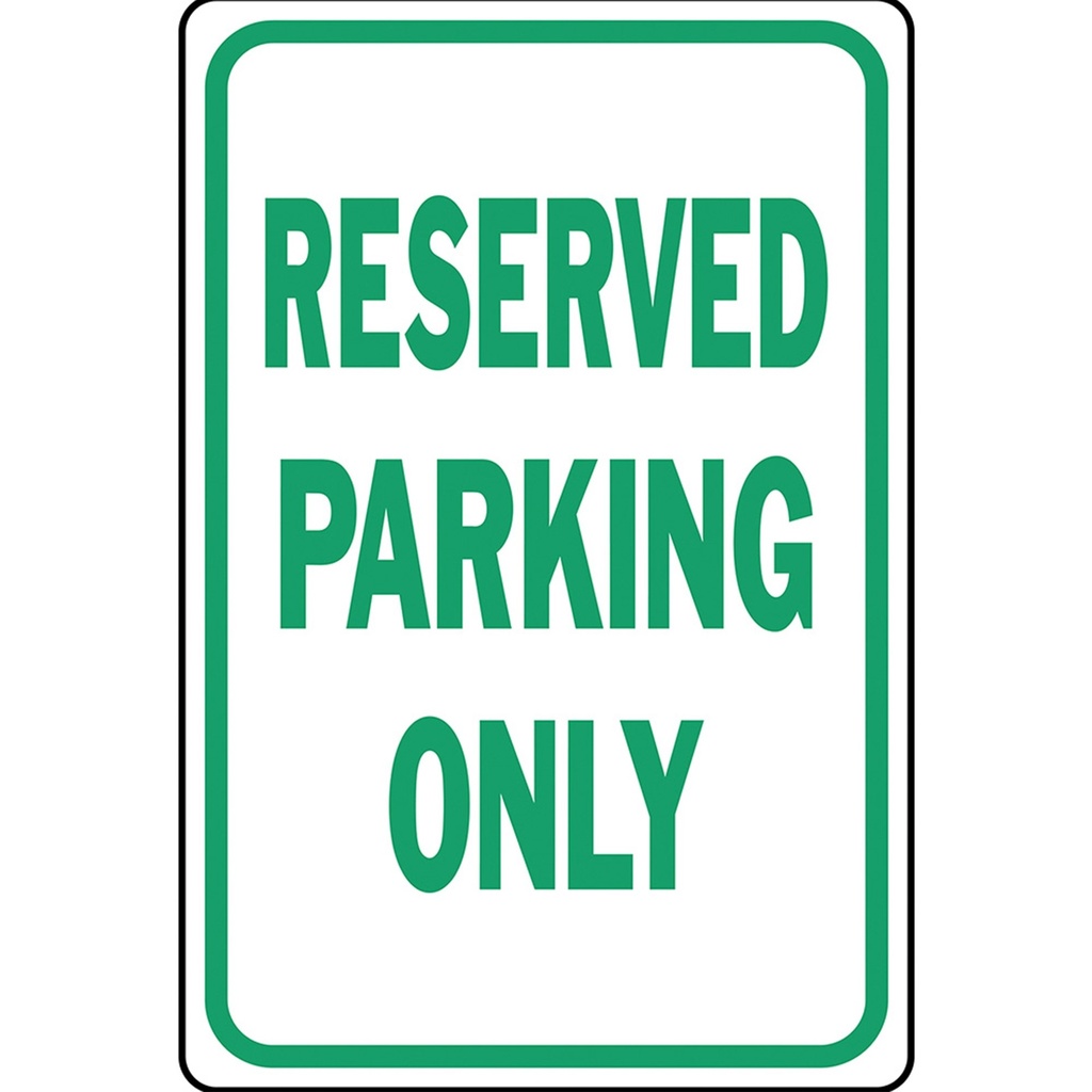 RESERVED PARKING ONLY