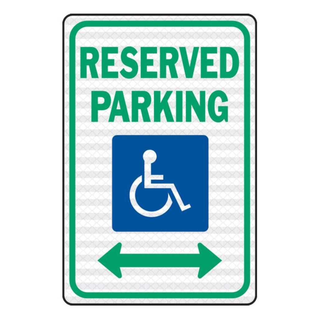 [MFA63007] RESERVED PARKING-HD REFL