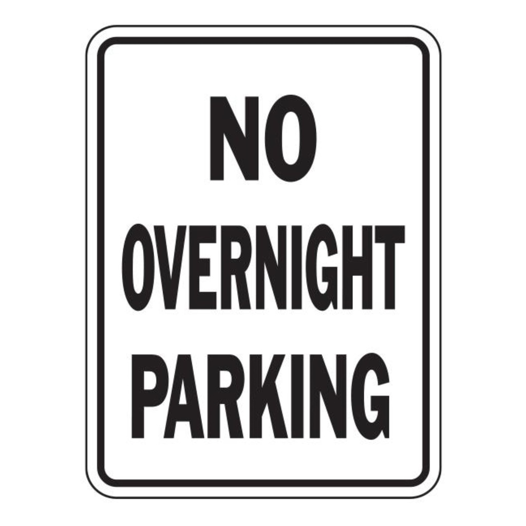 [MFA64003] NO OVERNIGHT PARKING-HD
