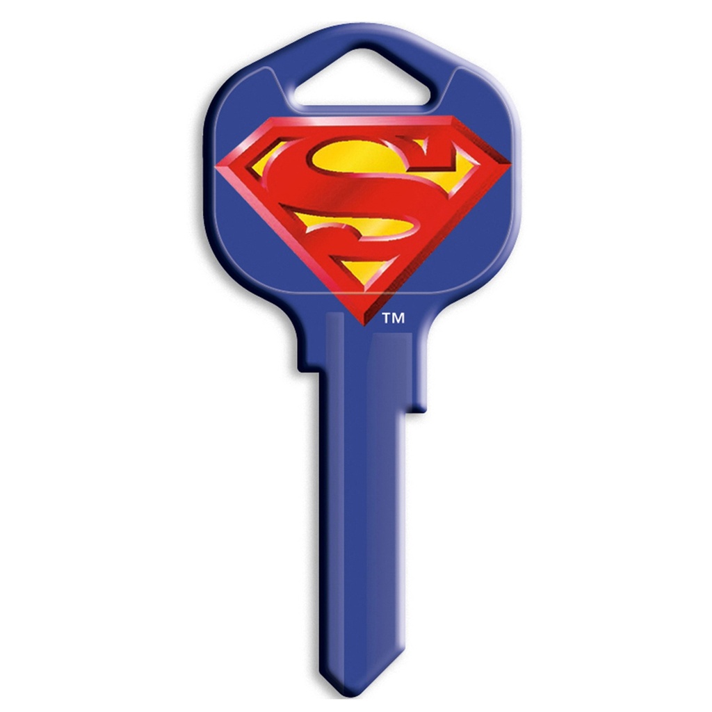 KW1-SM2 KEYBLANK SUPERMAN BLUE