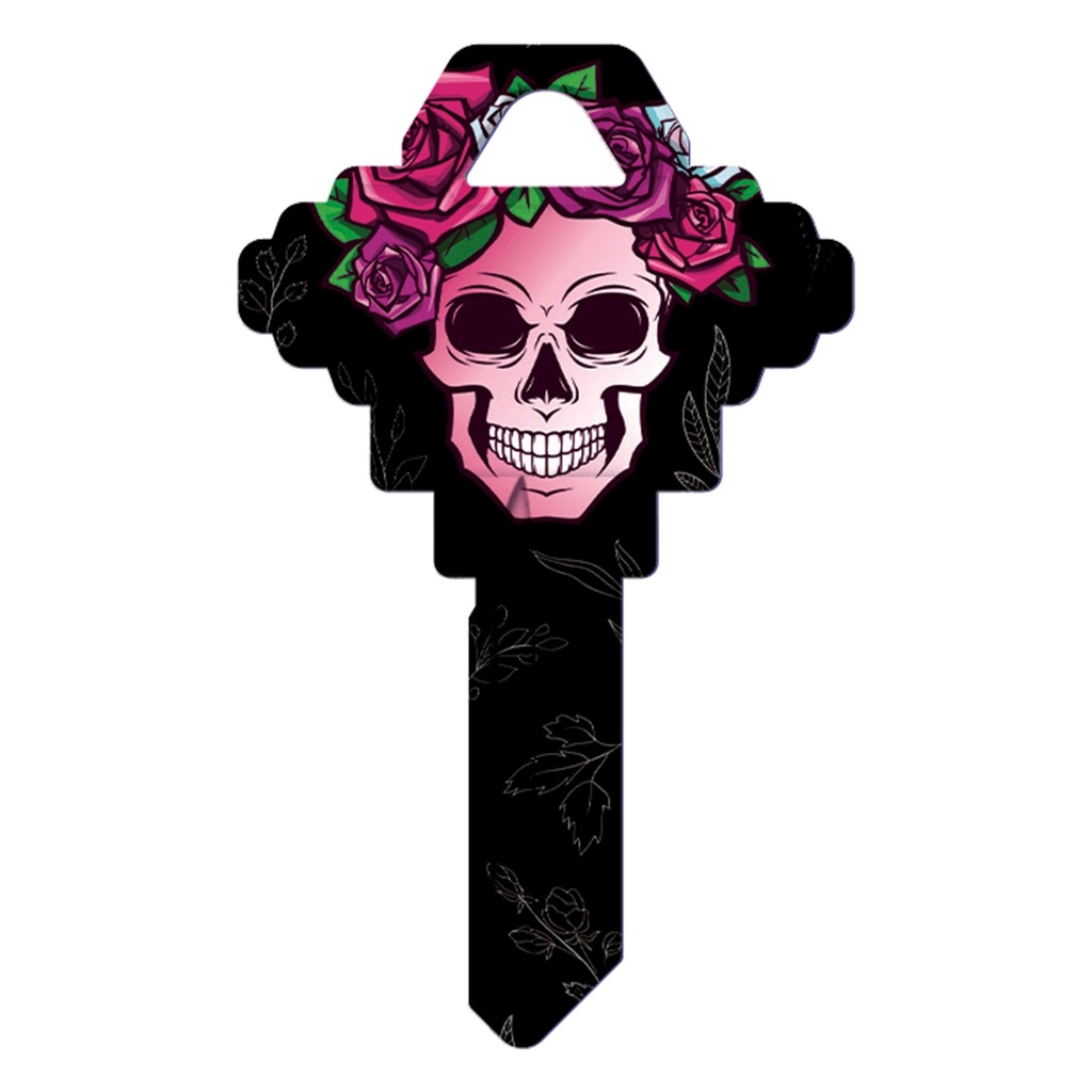 SC1-SKLP KEYBLANK SKULL PINK