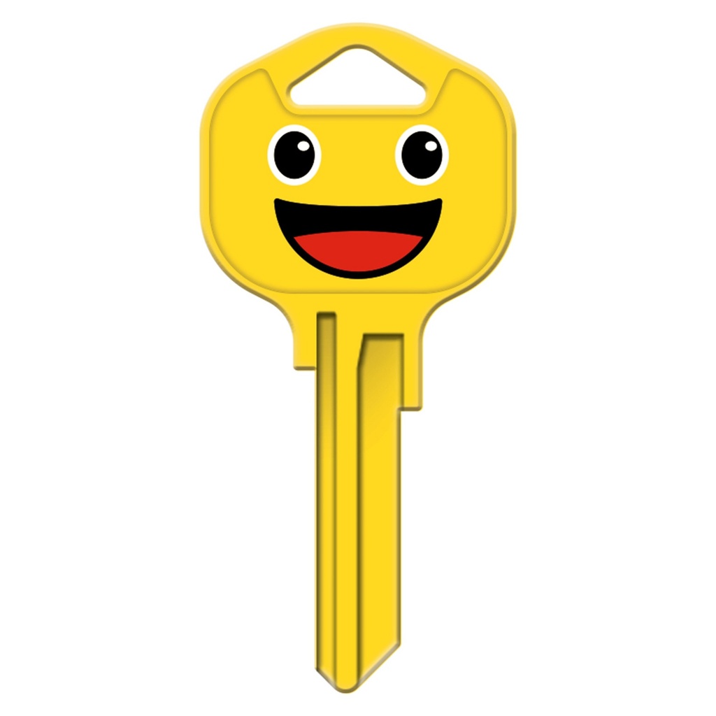 KW1-KL006 KEYBLANK SMILEY
