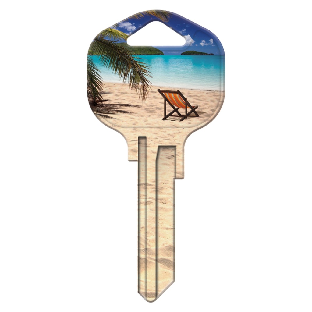 KW1-KL015 KEYBLANK TROPICAL