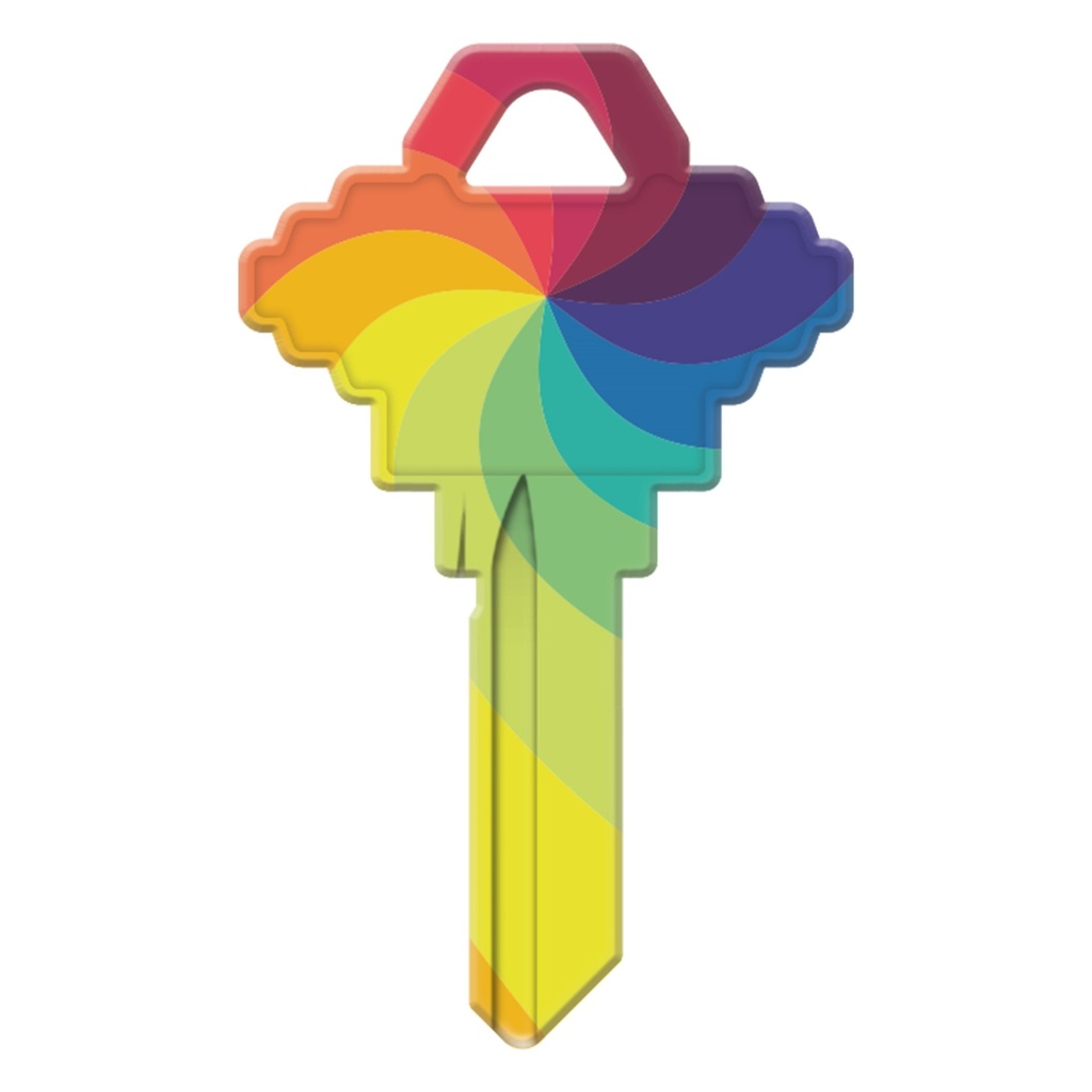 [MFA72833] SC1-KL017 KEYBLANK RAINBOW