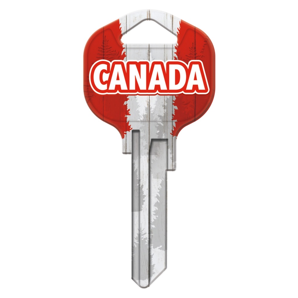 [MFA72900] KW1-KL046 KEYBLANK FLAG CANADA